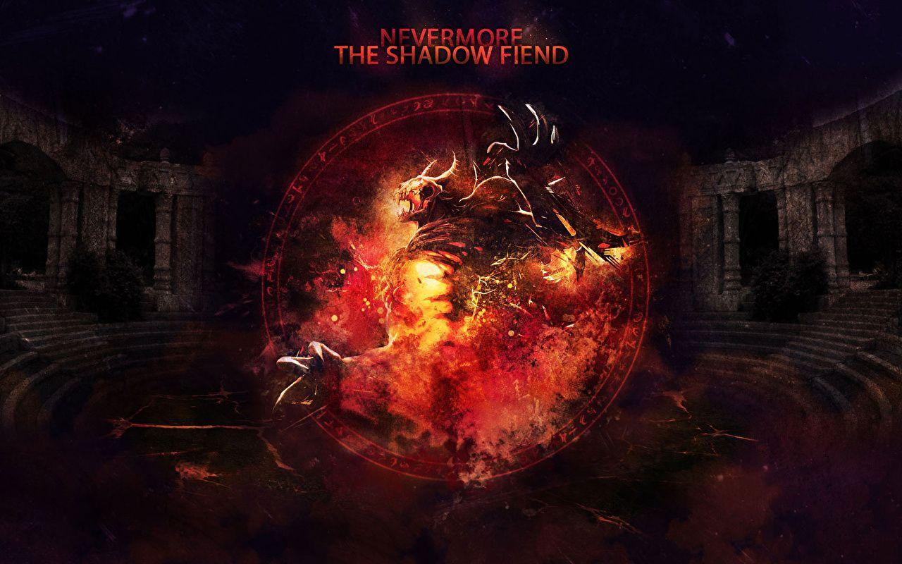 1280x800 image DOTA 2 Shadow Fiend demon monster Fantasy Games