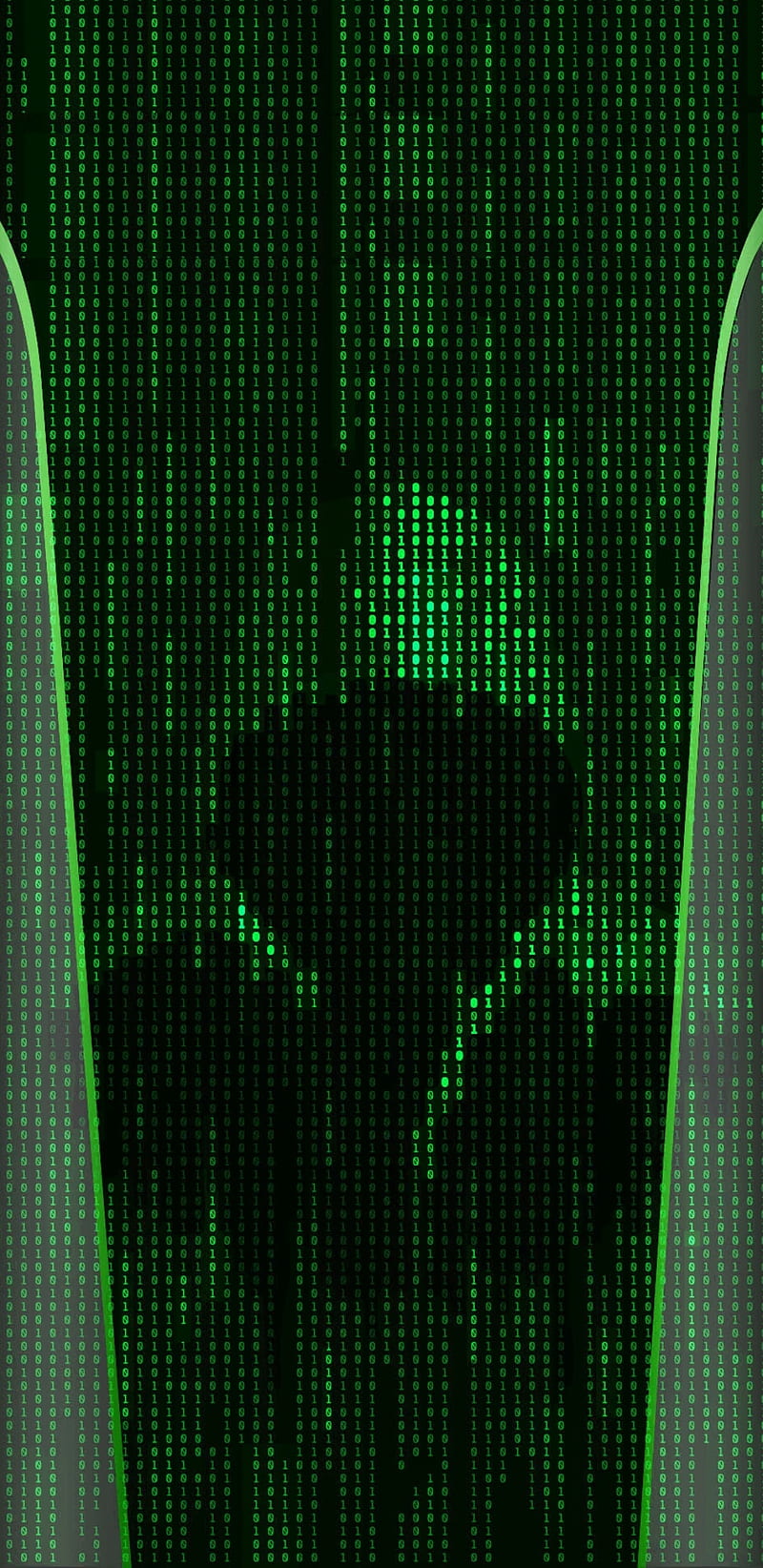 800x1644 Code Hacker, green, HD phone wallpaper