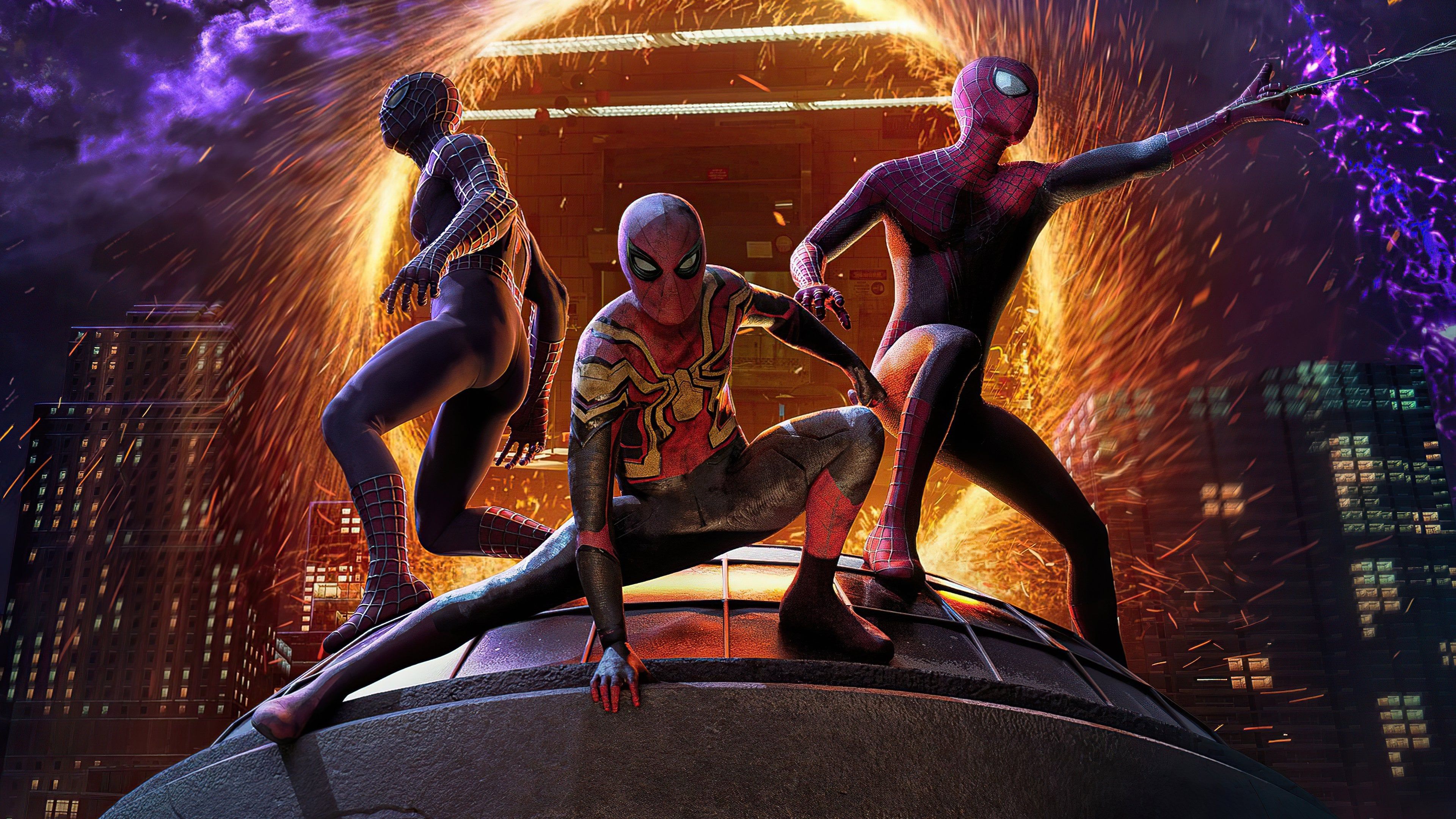 3840x2160 Spider Men No way home Wallpaper 4k for Desktop