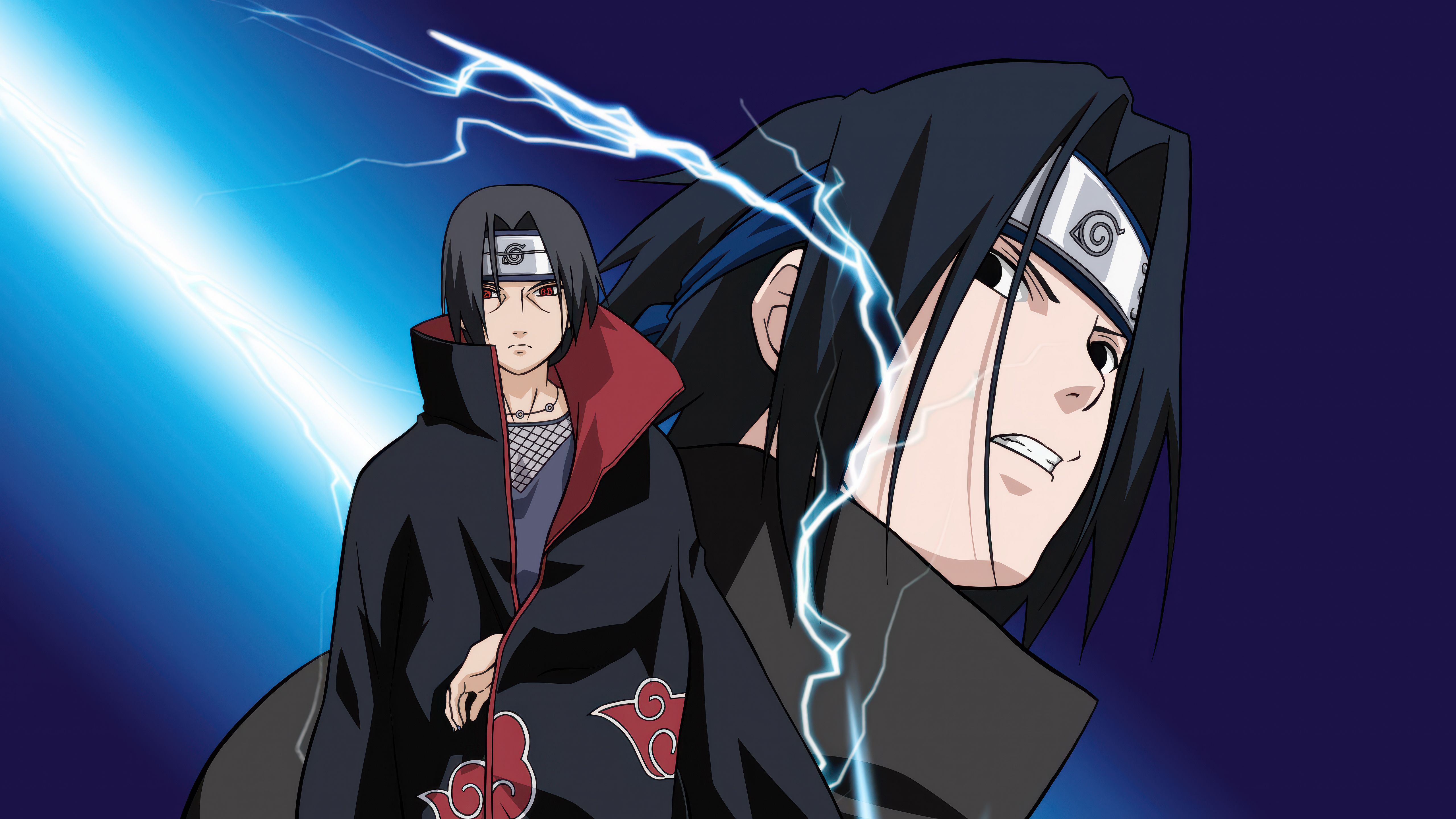 5120x2880 Sasuke & Itachi Brothers 5K Wallpaper