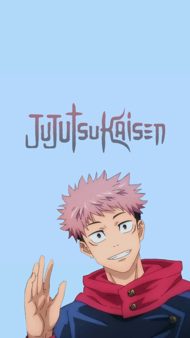 736x1307 Download Jujutsu Kaisen Anime Character Yuji Itadori Wallpaper