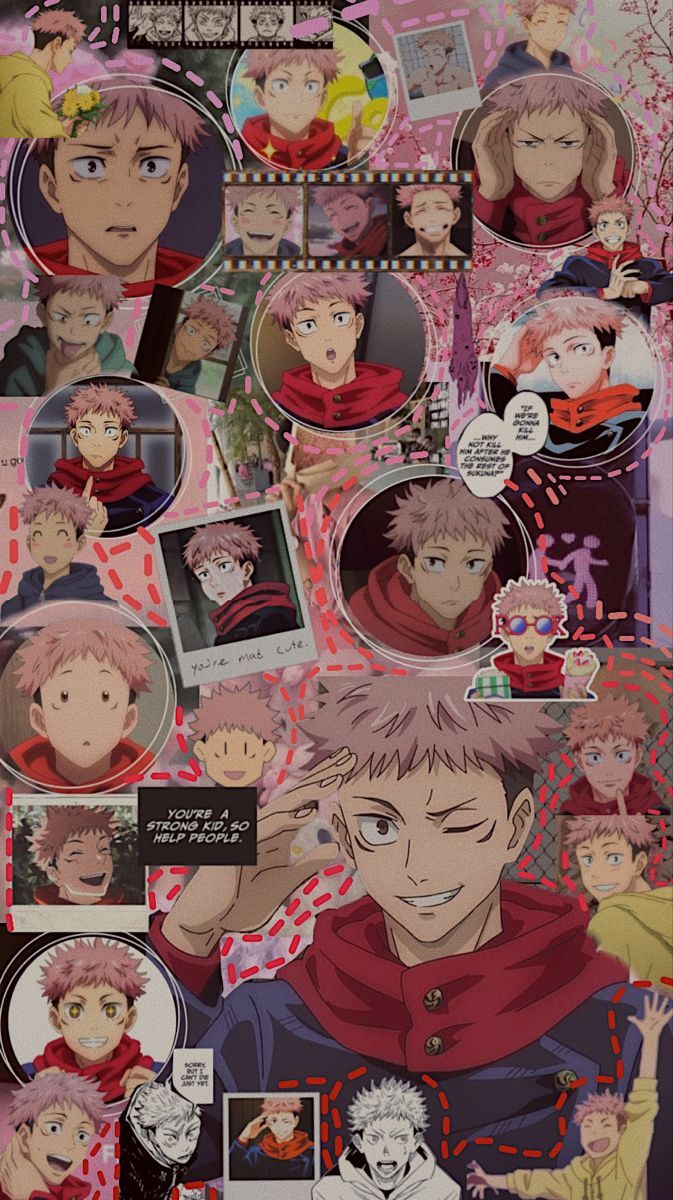 673x1200 Yuuji Itadori aesthetic wallpaper
