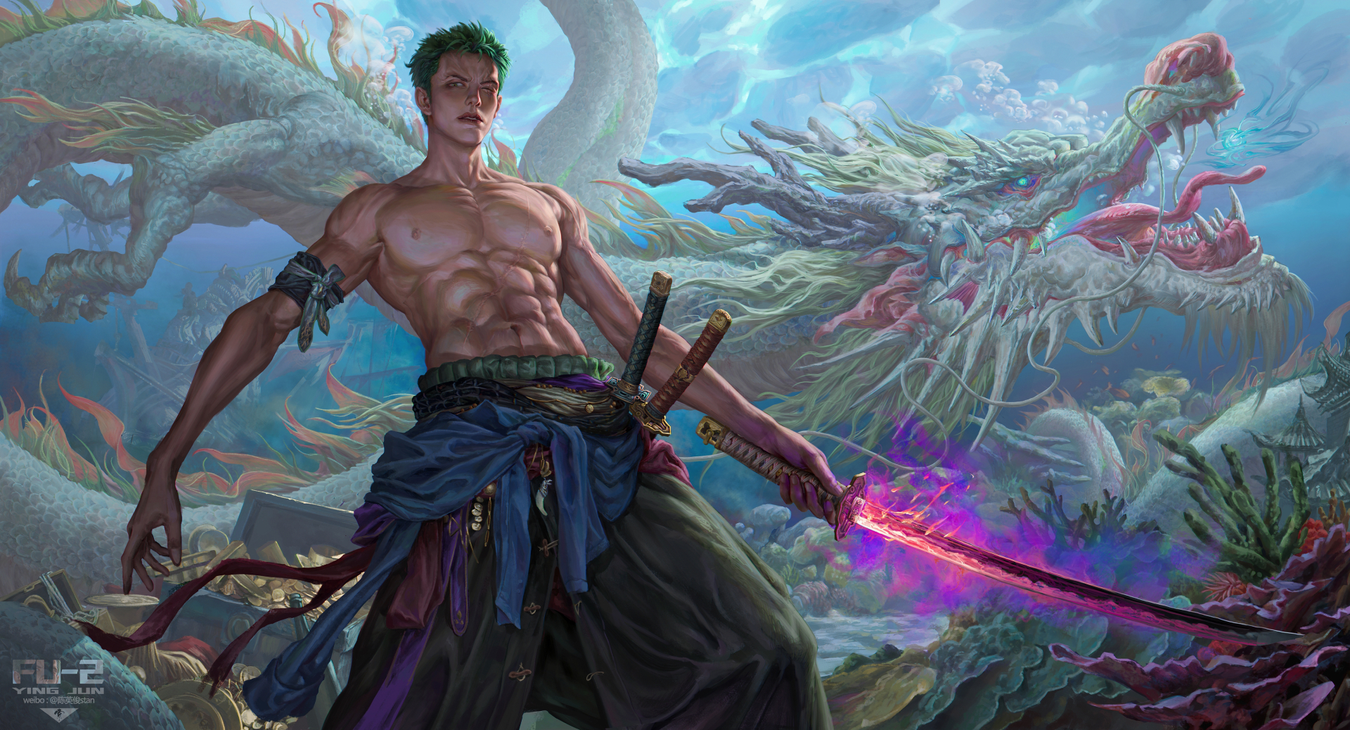 1920x1038 One Piece Roronoa Zoro Wallpaper, HD Artist 4K Wallpaper, Image and Background