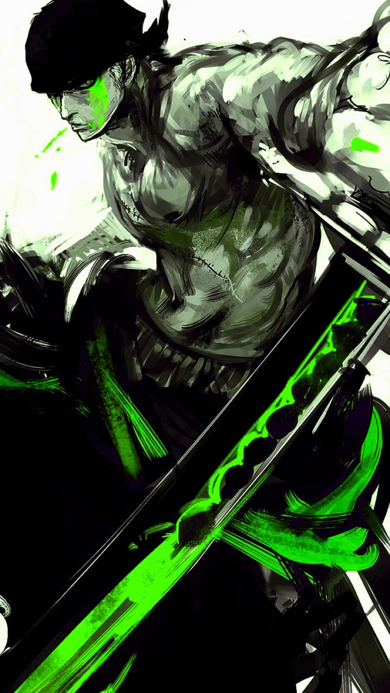 800x1422 Roronoa Zoro, anime, character, HD phone wallpaper