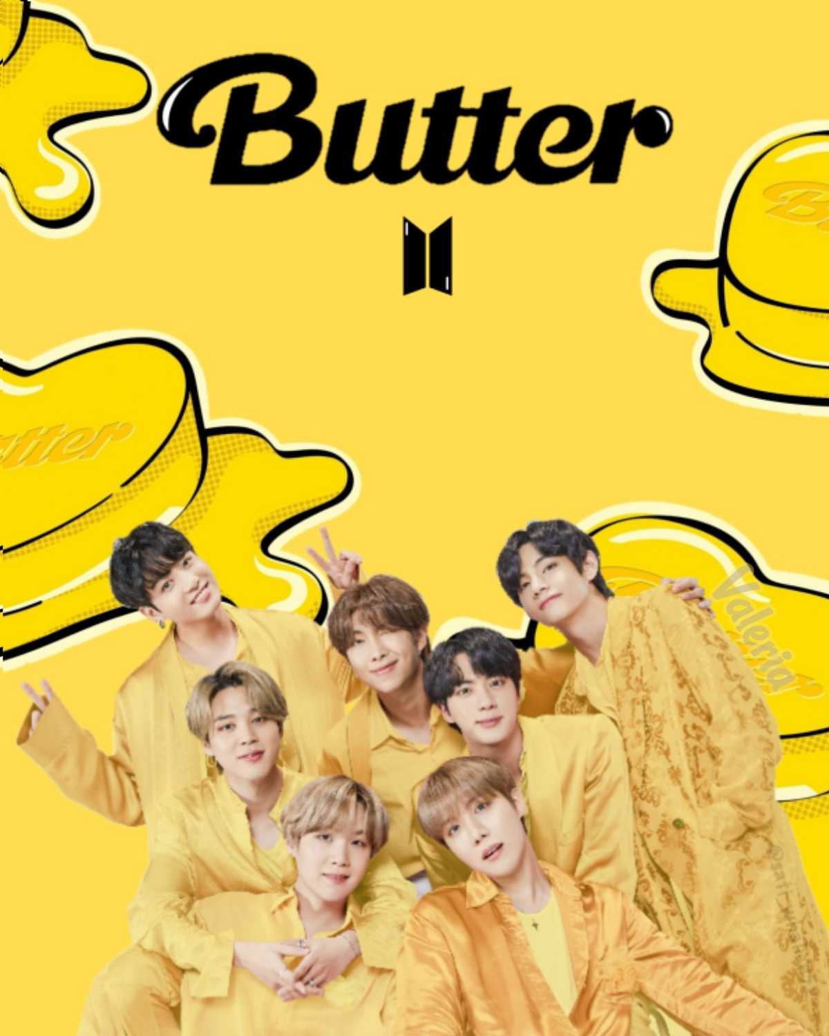 1200x1500 BTS Butter 2021 Wallpaper