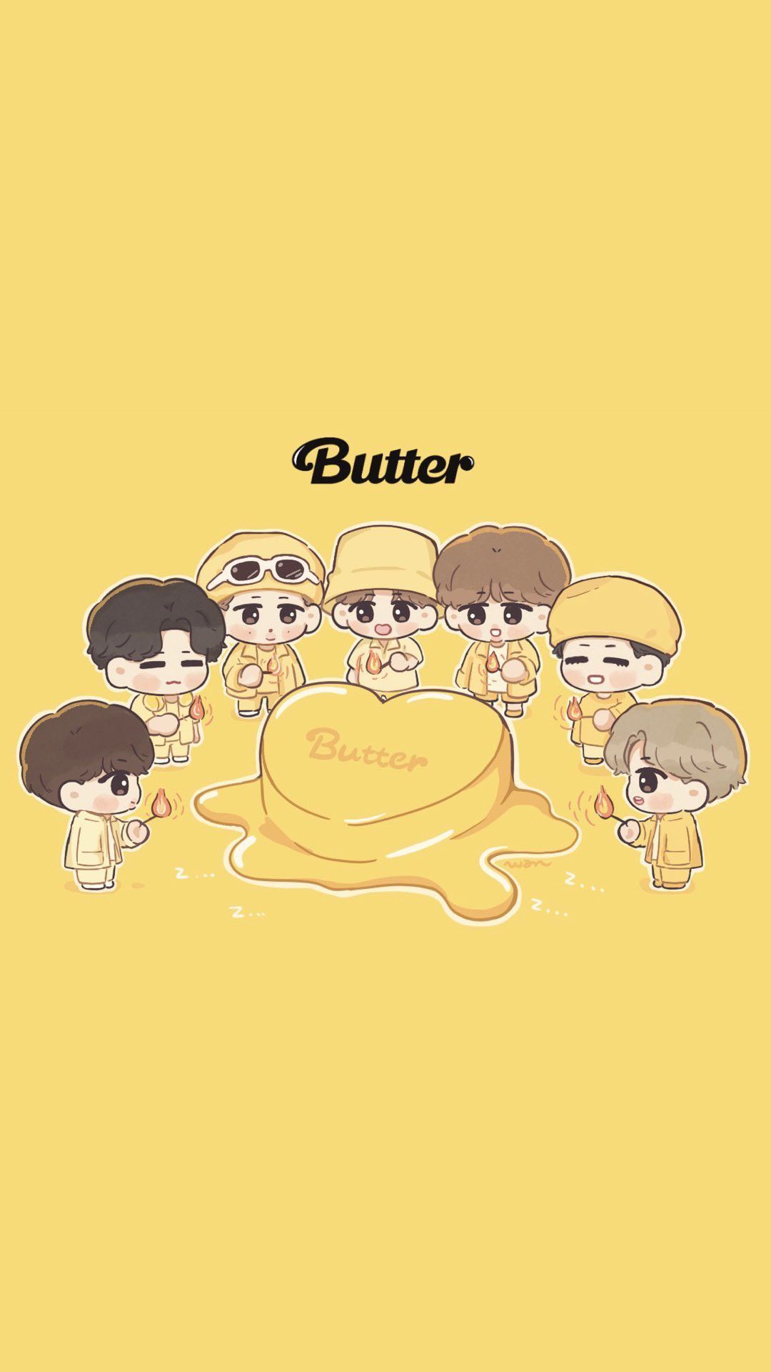 1080x1920 BTS Butter 2021 Wallpaper