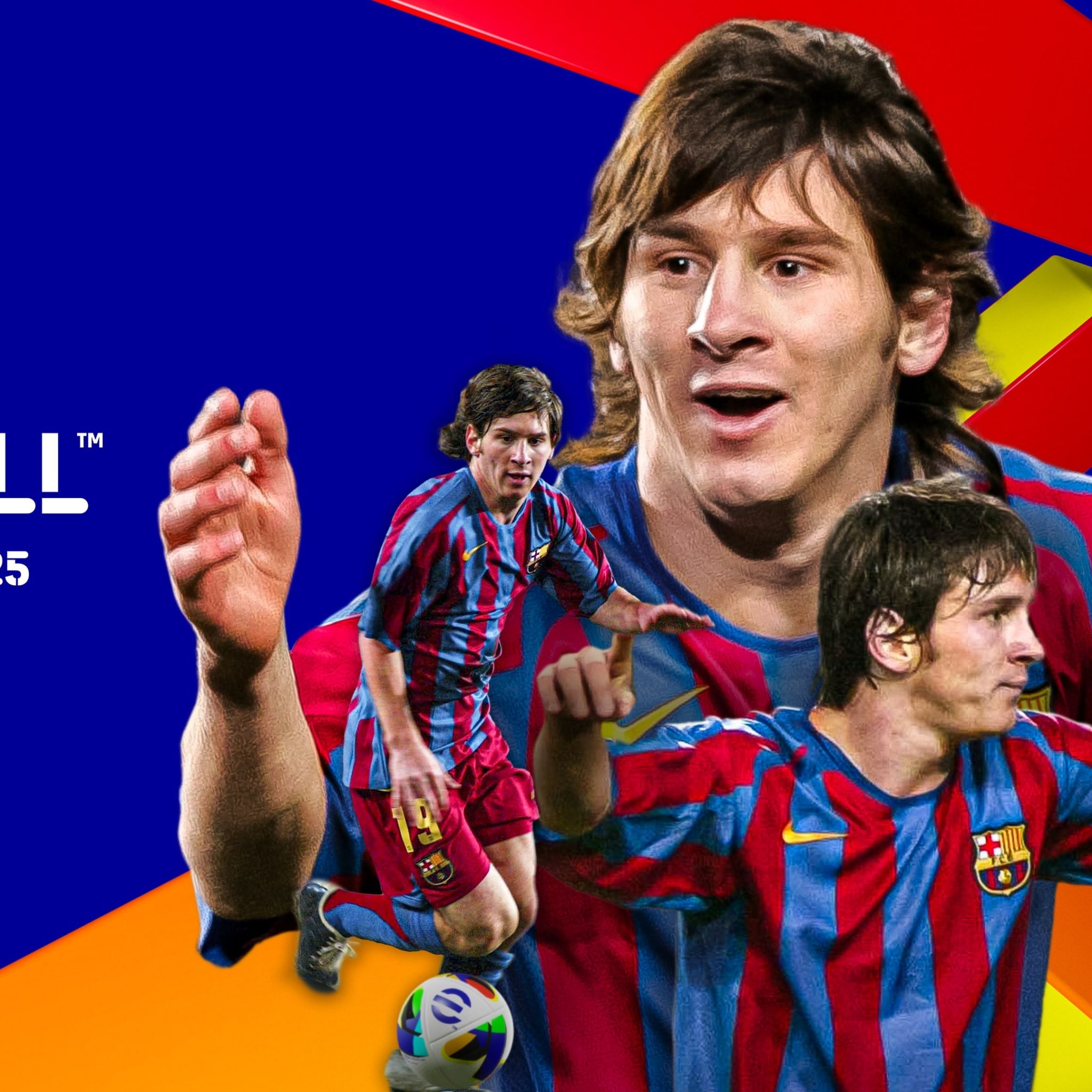 2048x2048 eFootball 2024 Wallpaper 4K, Lionel Messi Edition, 2024 Games
