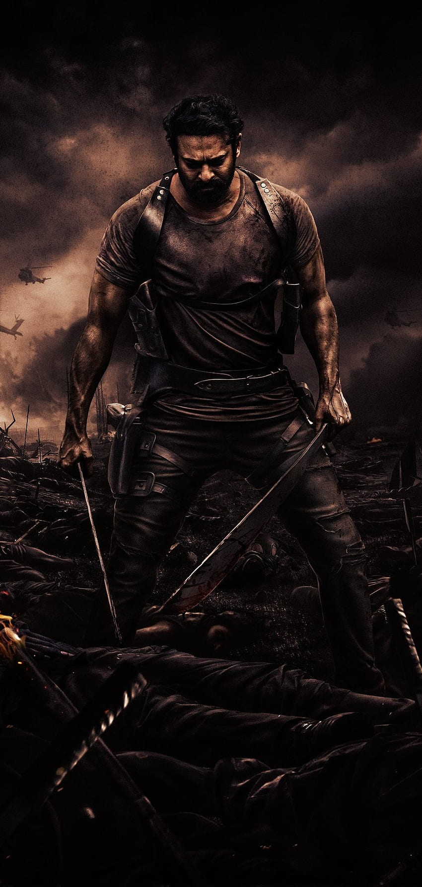 850x1784 Salaar, art, Prabhas, saaho, KGF, baahubali HD phone wallpaper