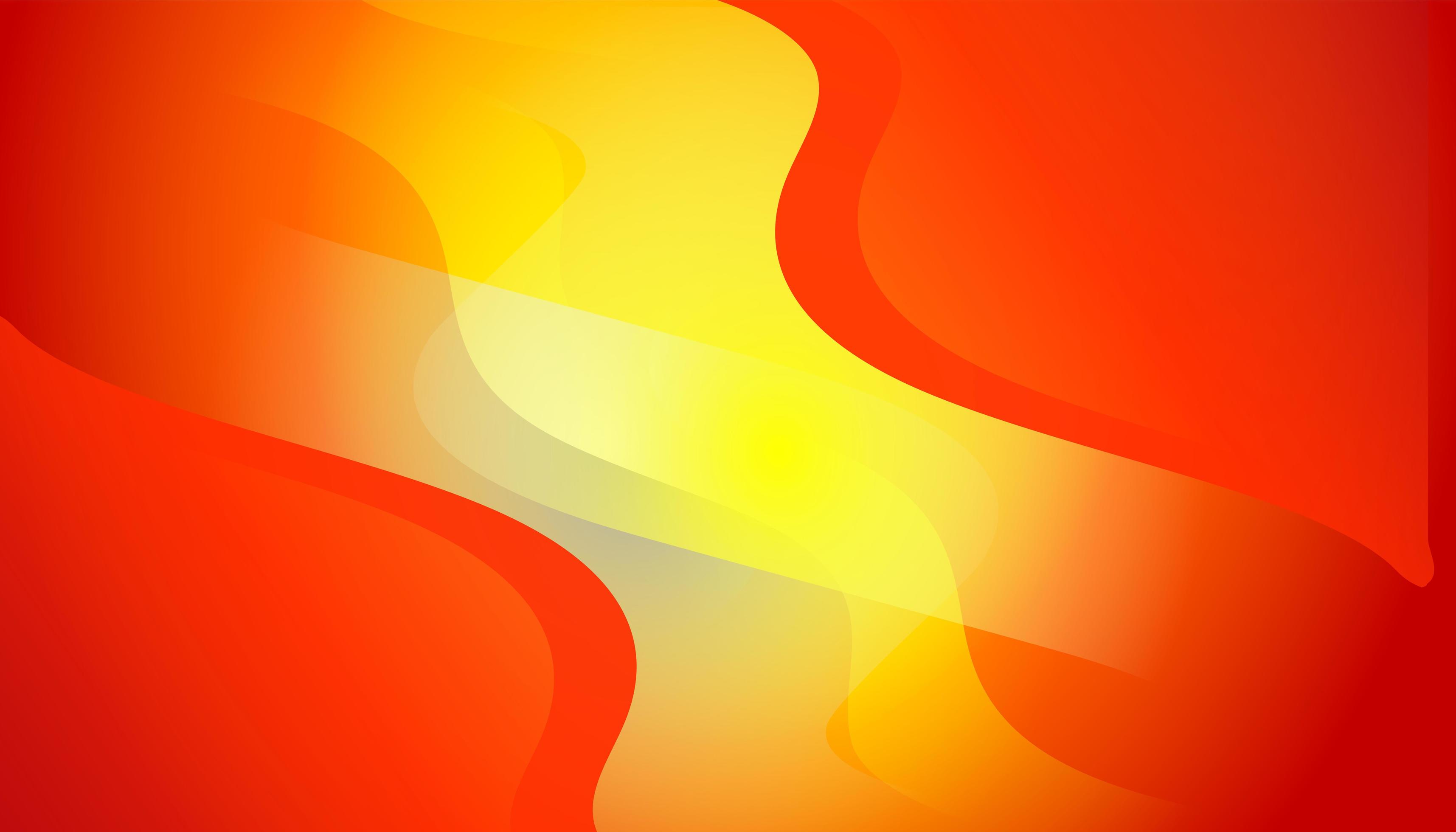 3430x1960 Red, Yellow Solid Color Wallpaper Image for Free Background Download