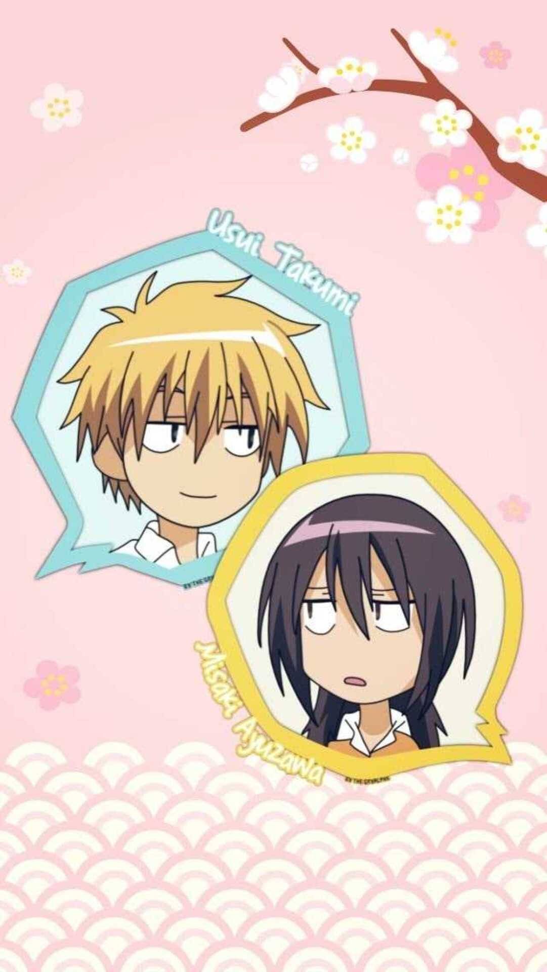 1081x1920 Download Kaichou Wa Maid Sama Sakura Art Wallpaper
