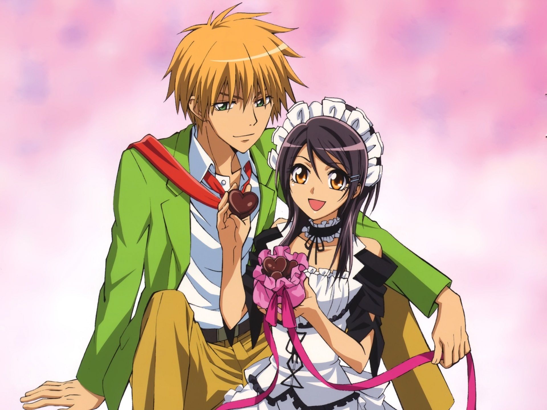 1920x1440 Wallpaper Anime, Art, Pair, Kaichou Wa Maid Sama! For Mobile And Desktop, Section прочее, Resolution 1920x1440
