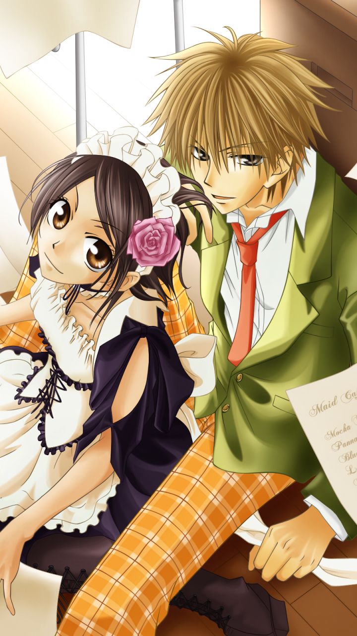 720x1280 Phone wallpaper: Anime, Maid Sama!, Misaki Ayuzawa, Takumi Usui 1295148