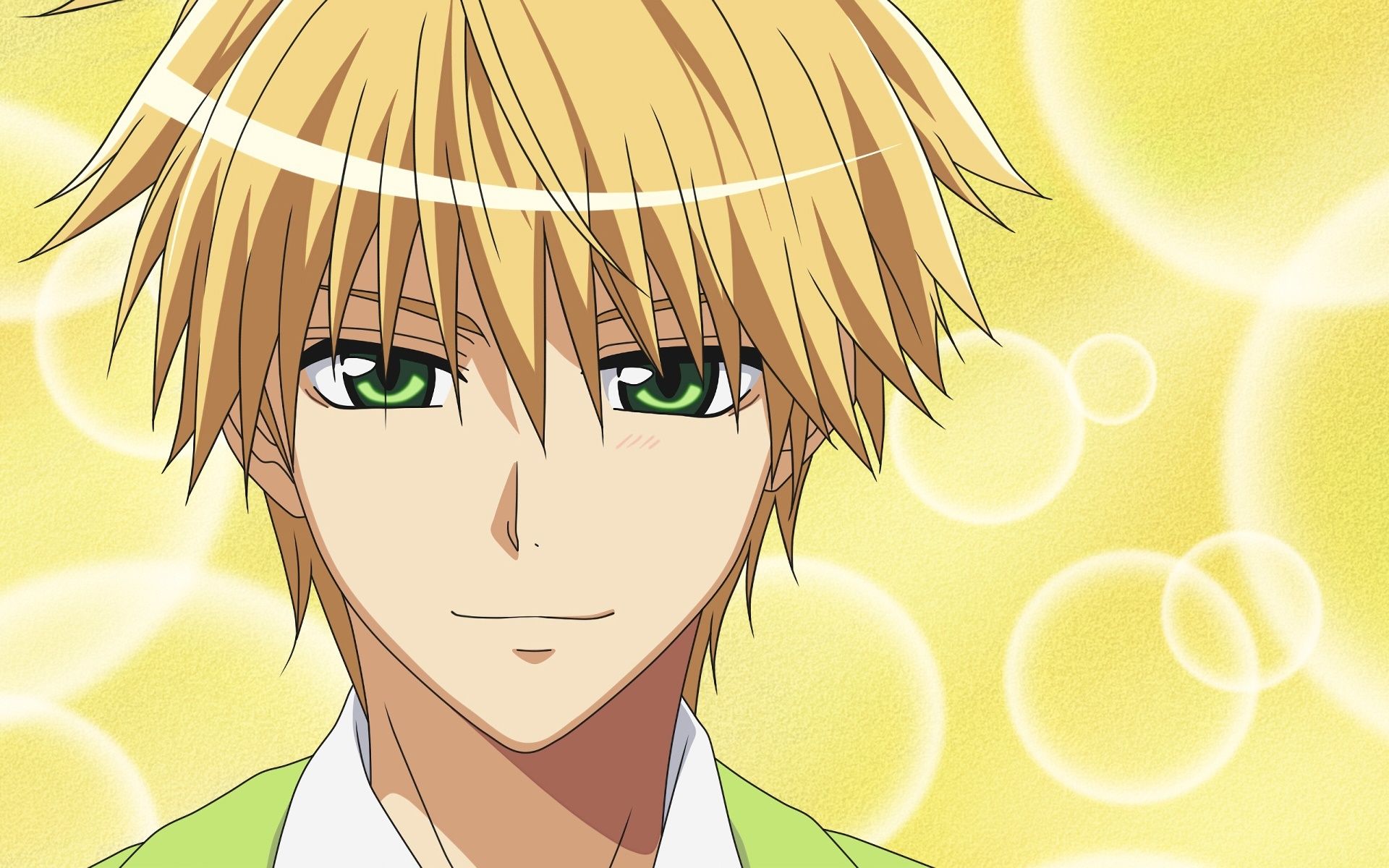 1920x1200 Wallpaper Look, Anime, Art, Guy, Kaichou Wa Maid Sama! For Mobile And Desktop, Section сёнэн, Resolution 1920x1200
