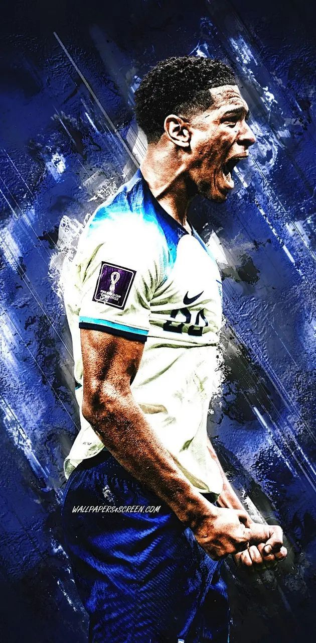 630x1280 Jude Bellingham England Wallpaper