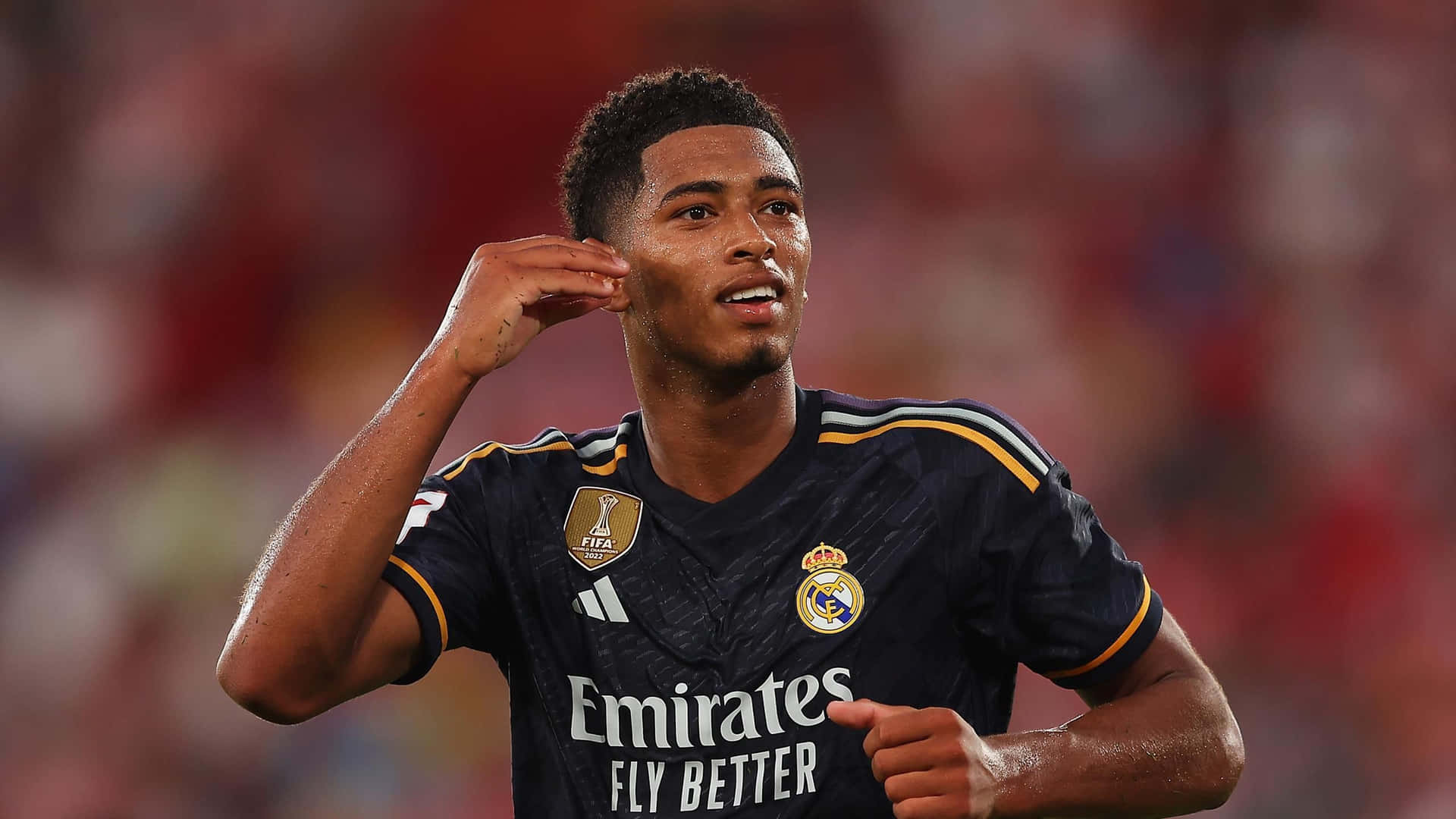 1920x1080 Download Jude Bellingham Real Madrid Uniform Wallpaper