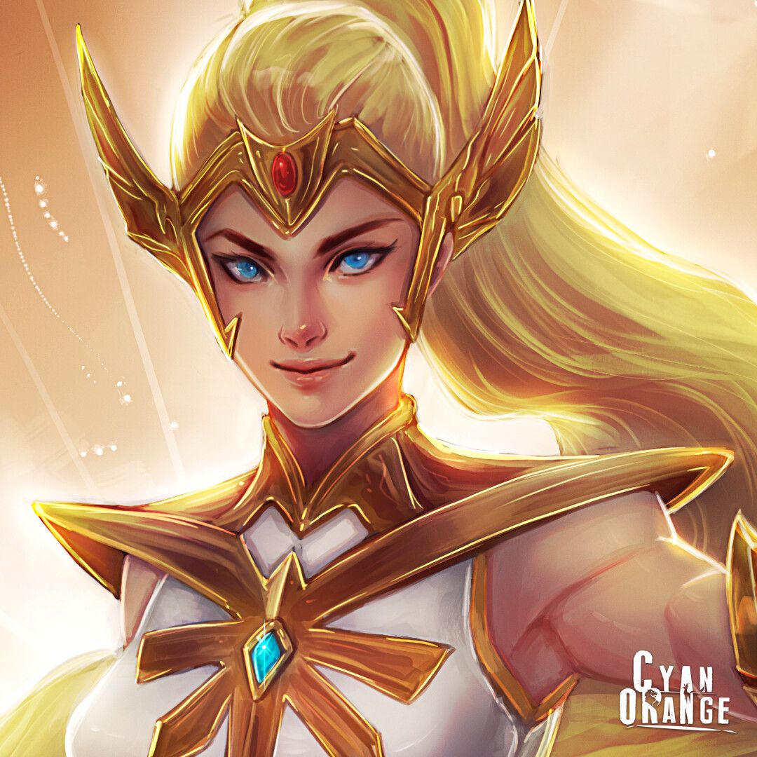 1080x1080 Cyan Orange Am She Ra! Reveal Ra Package
