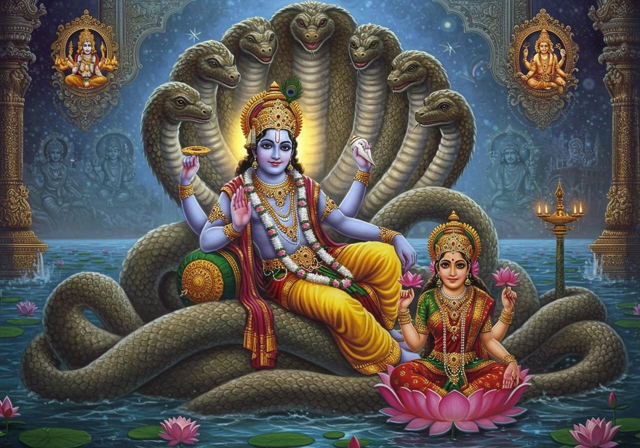 1280x896 Lord Vishnu in Art & Culture: Iconography and Symbolism's Biggest Dashakarma Bhandar