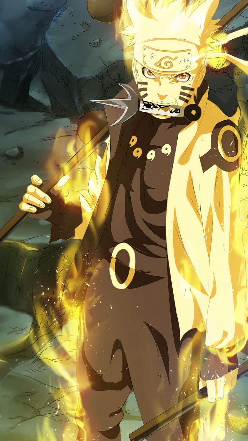 800x1422 Naruto in baryon mode, naruto shippuden, naruto baryon mode, HD phone wallpaper
