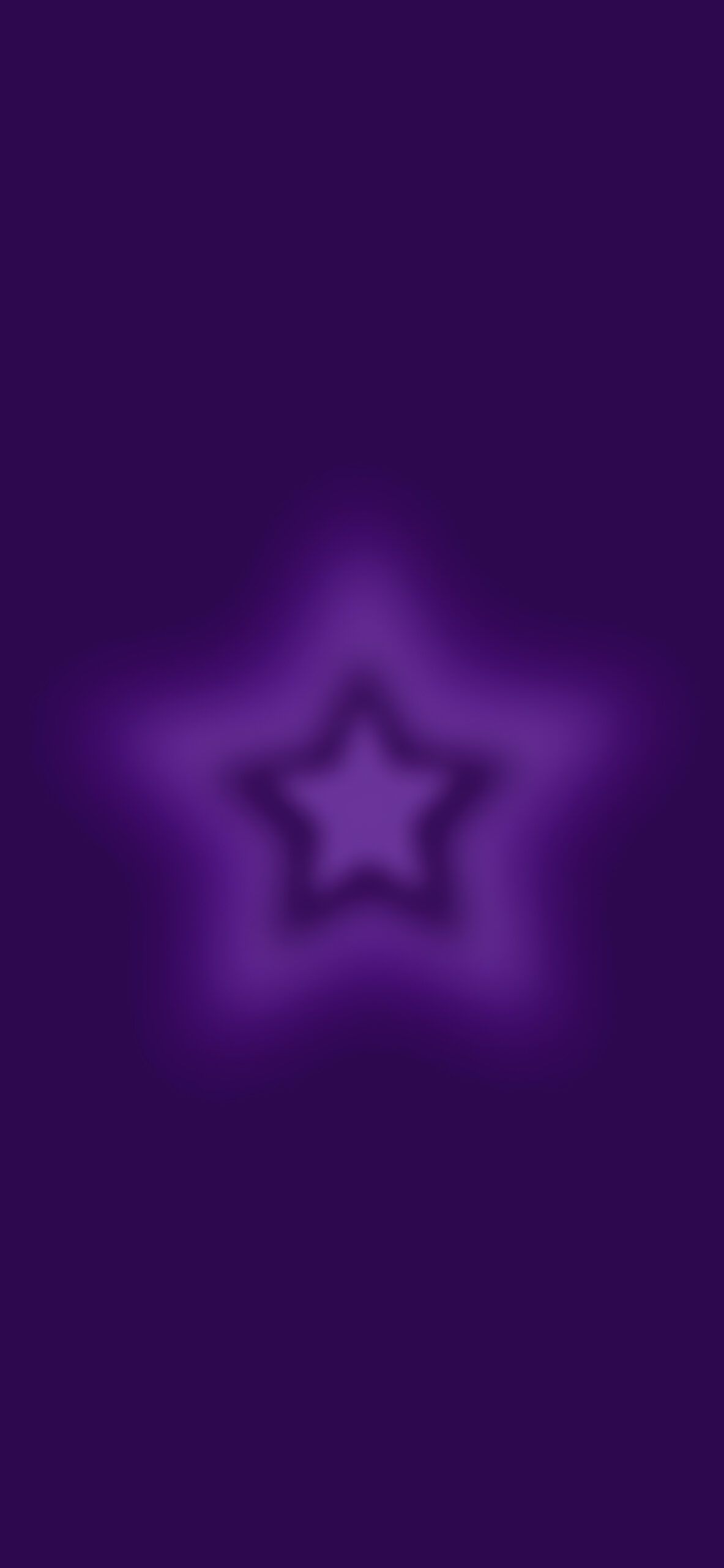 1183x2560 Glowing Purple Star Neon Wallpaper Minimalistic Wallpaper