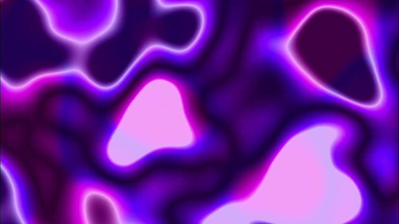 1280x720 2h Psychedelic Purple Retro Neon Background. No Sound 4K