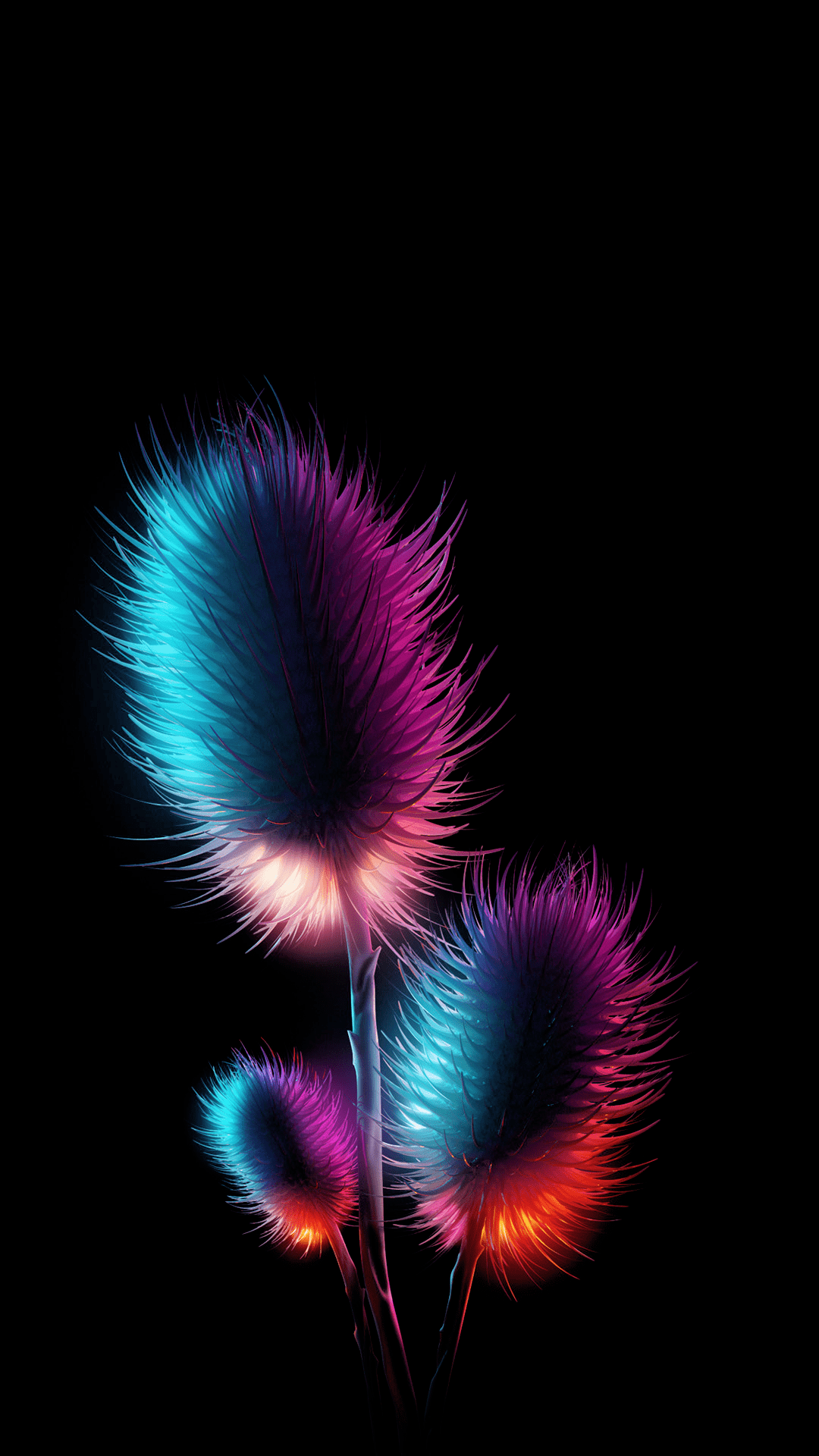 1080x1920 Wallpaper Amoled, Colorfulness, Purple, Violet, Petal, Background Free Image