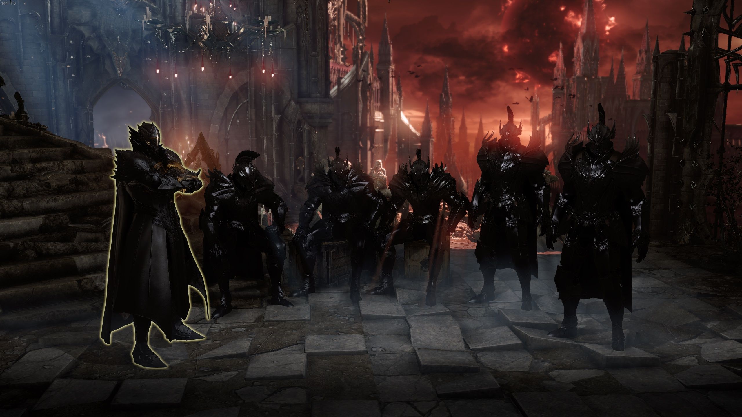 2560x1440 Ruined Castle Wallpaper showcase (Roster lv 300 reward)