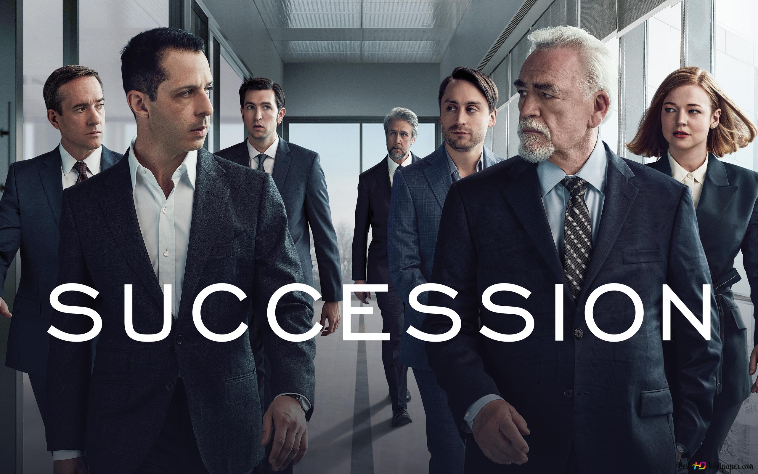 2560x1600 Succession tv show starring Brian Cox and Sarah Snook 4K wallpaper download