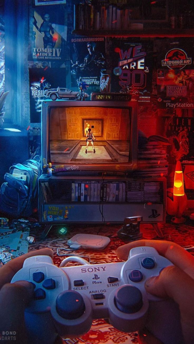 736x1307 Retro Gamer iPhone Wallpaper