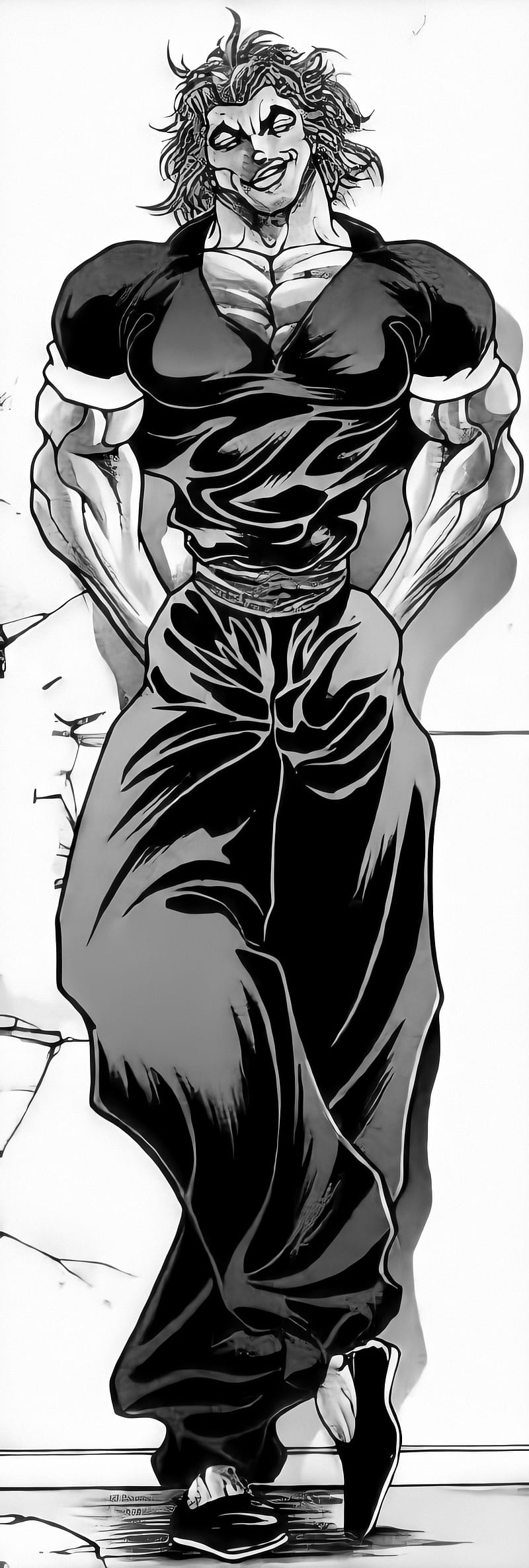 800x2371 HD hanma baki wallpaper
