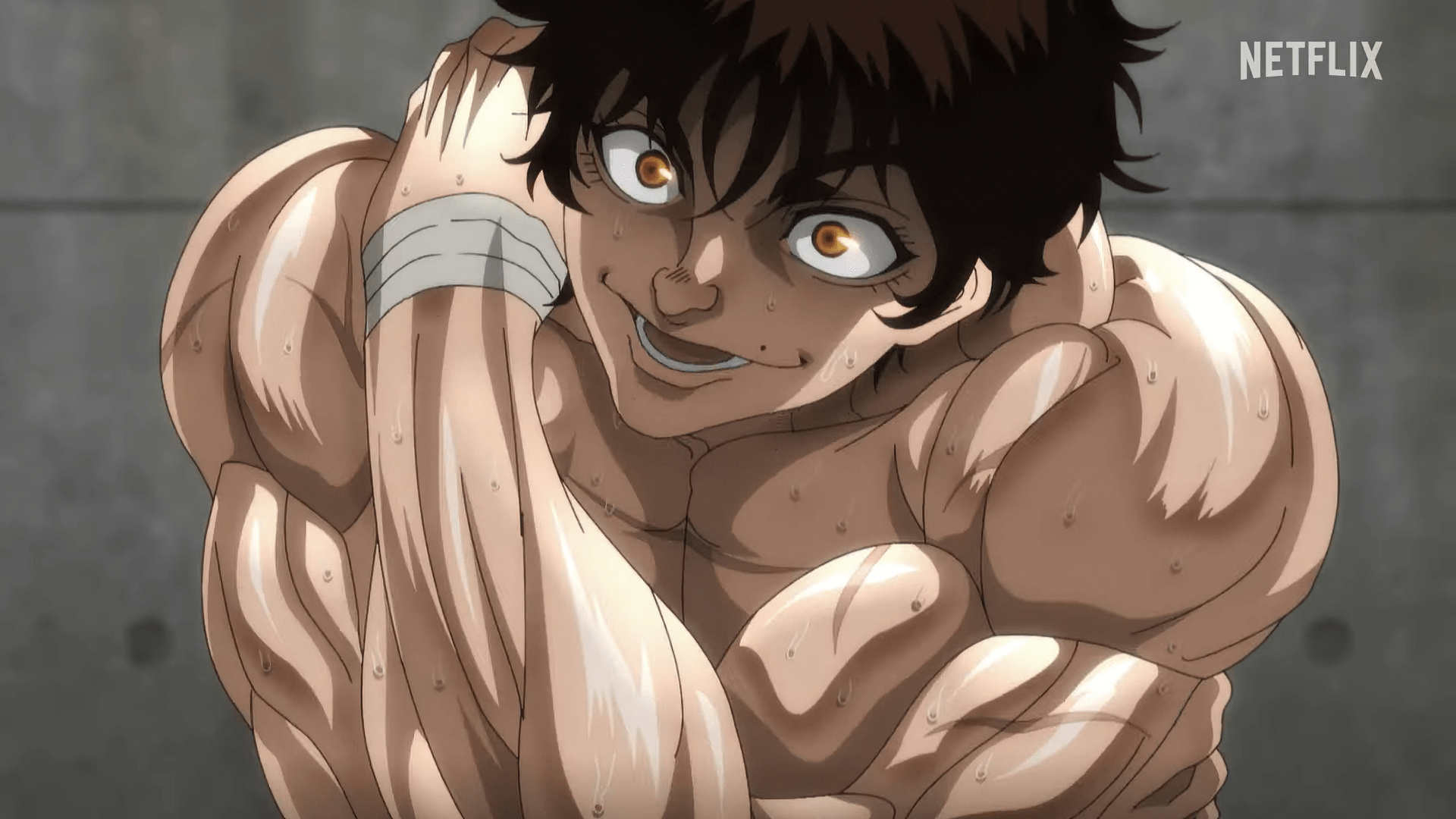 1920x1080 Anime Baki Hanma HD Wallpaper. Intense Fighter Backgroundx1080