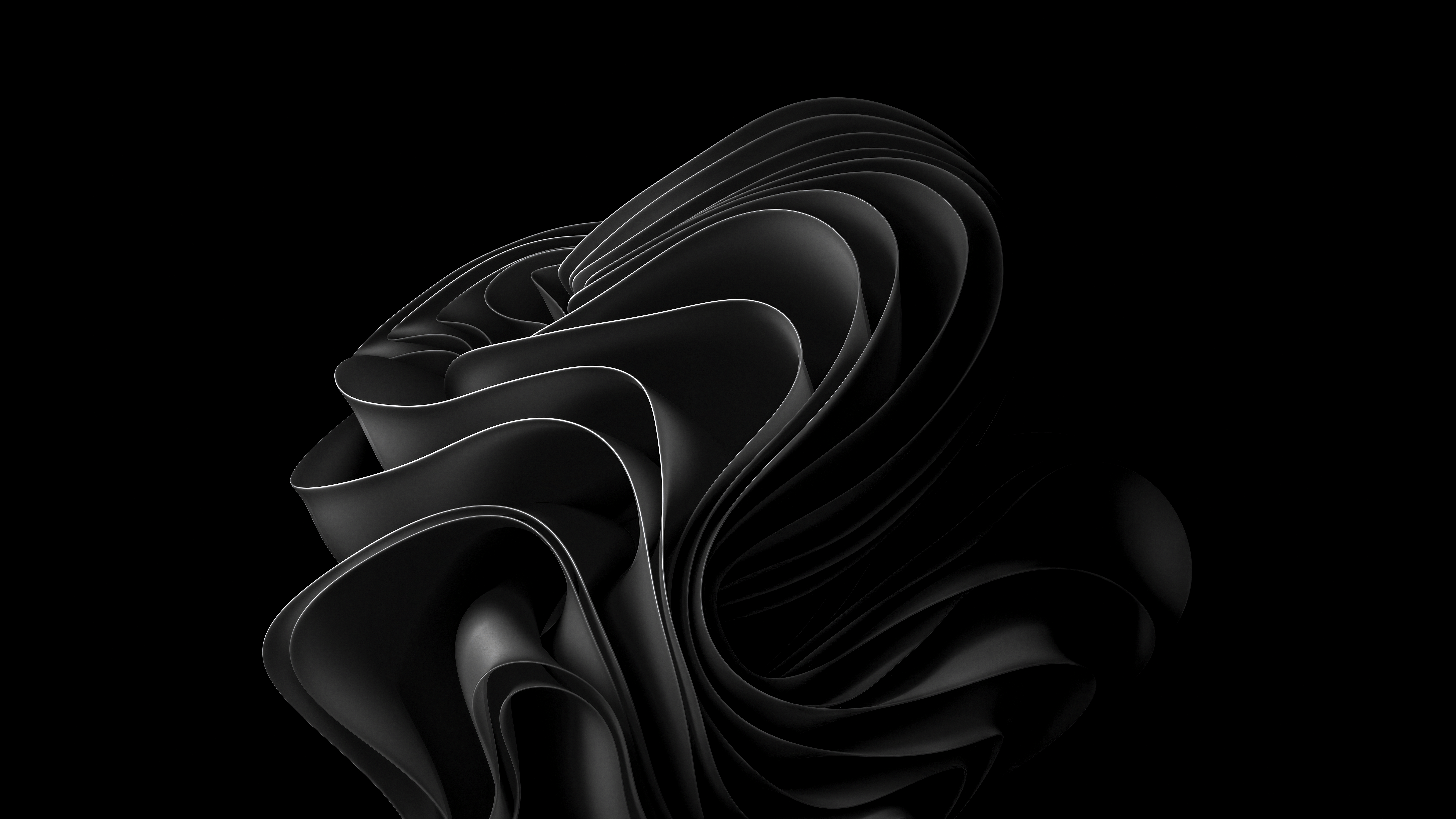 7680x4320 Windows 11 Wallpaper 4K, AMOLED, Dark Mode