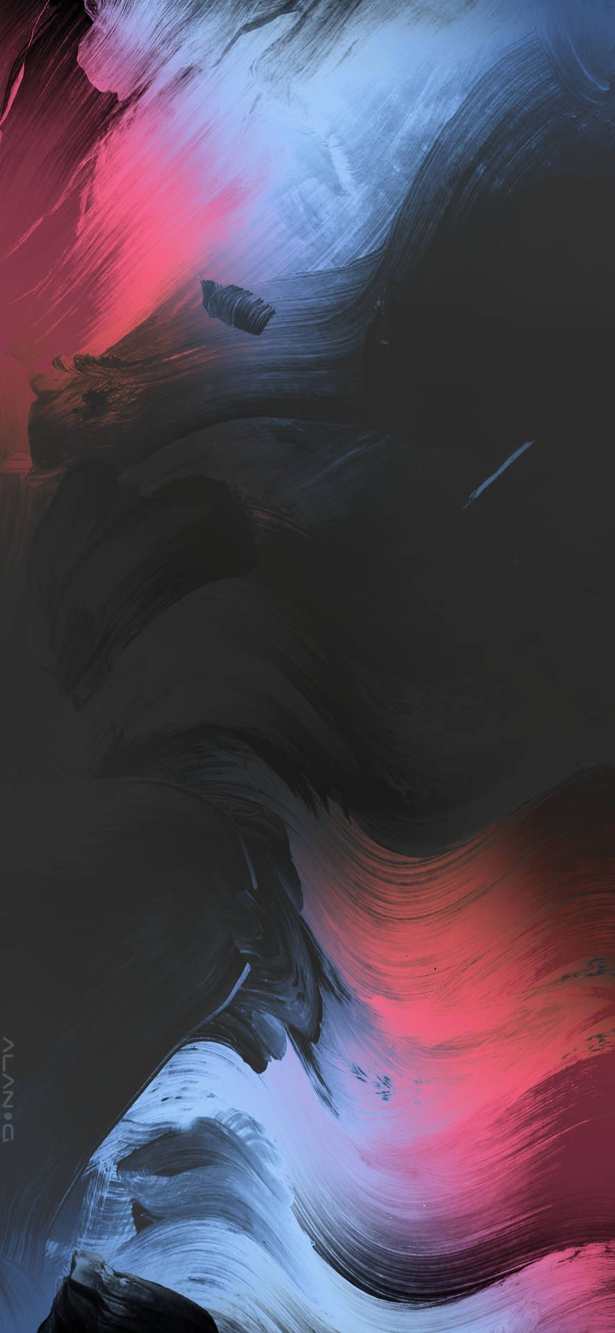886x1920 Download Sleek and Modern OnePlus 9 Pro Showcased in Light and Dark Abstract Background Wallpaper
