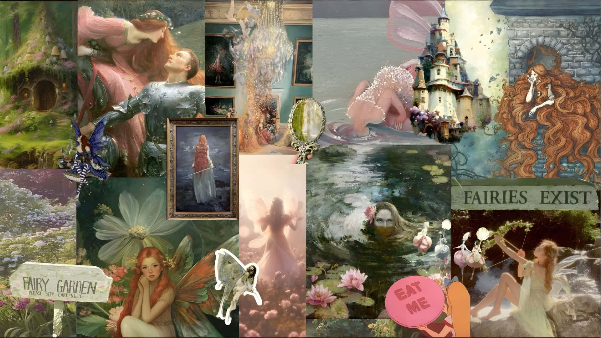 1920x1080 Grunge Fairycore Aesthetic Wallpaper