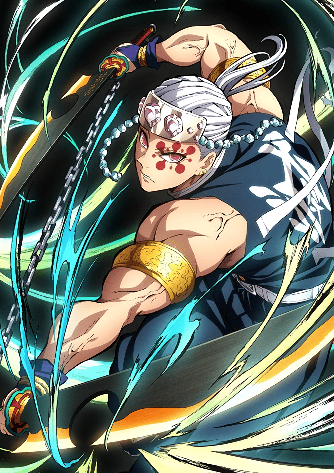 1080x1530 Tengen Uzui Phone Wallpaper