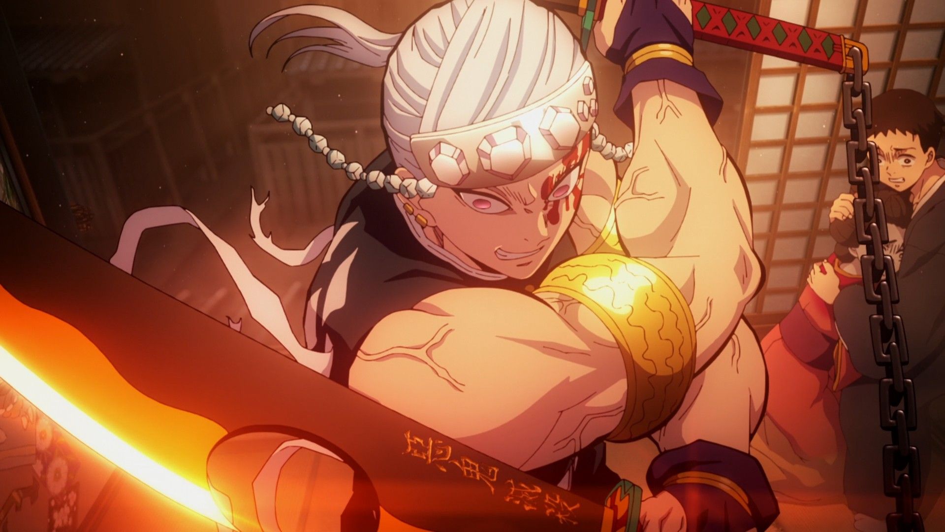 1920x1080 Kimetsu no Yaiba Tengen Uzui HD Demon Slayer Kimetsu no Yaiba Wallpaper