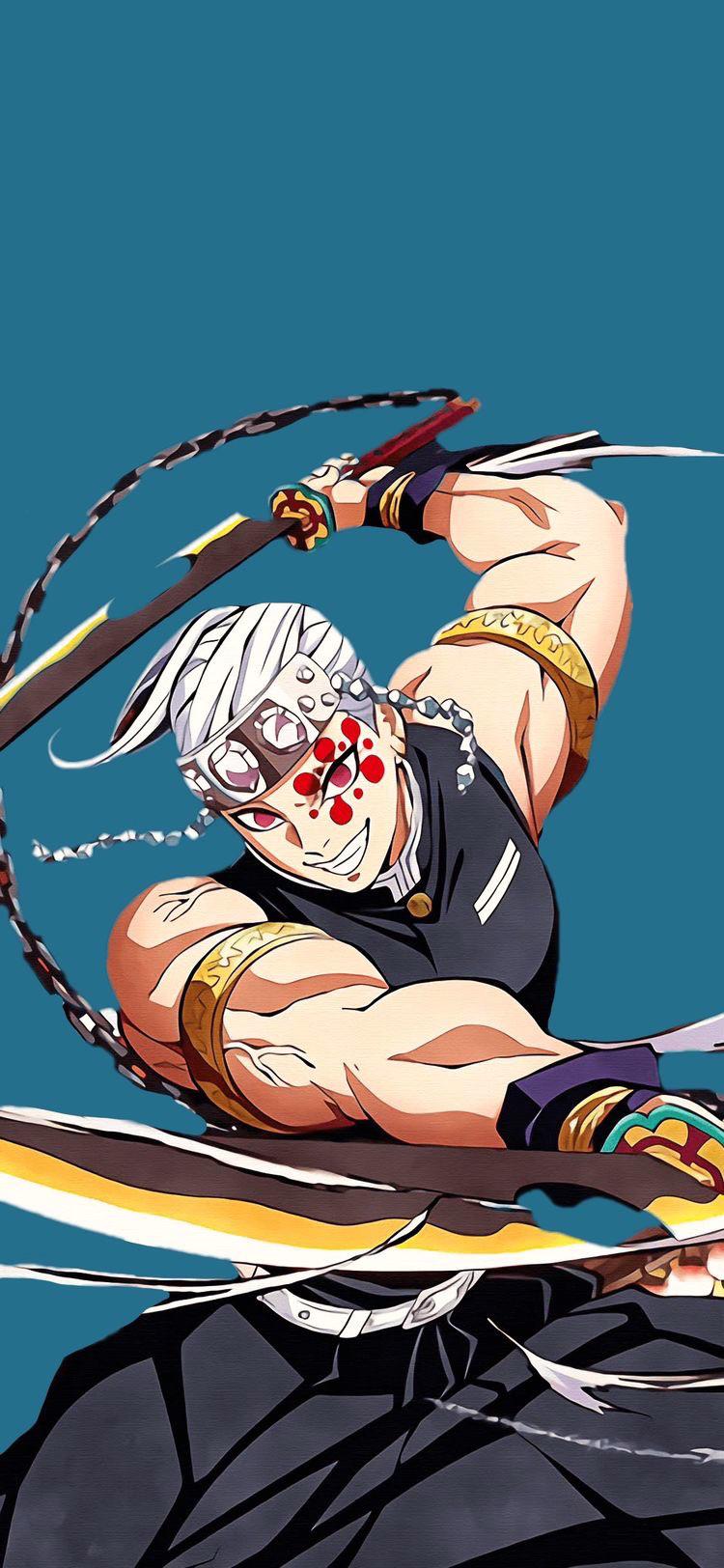 750x1624 Tengen Uzui iPhone Wallpaper