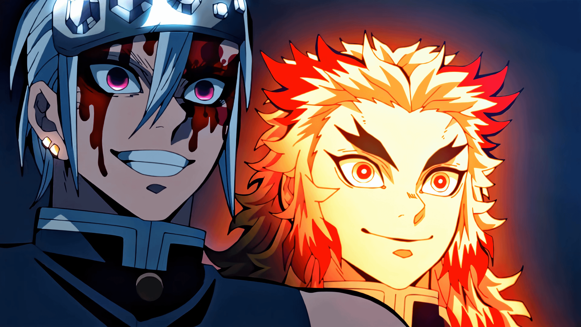 1920x1080 HD Demon Slayer Tengen Uzui & Rengoku