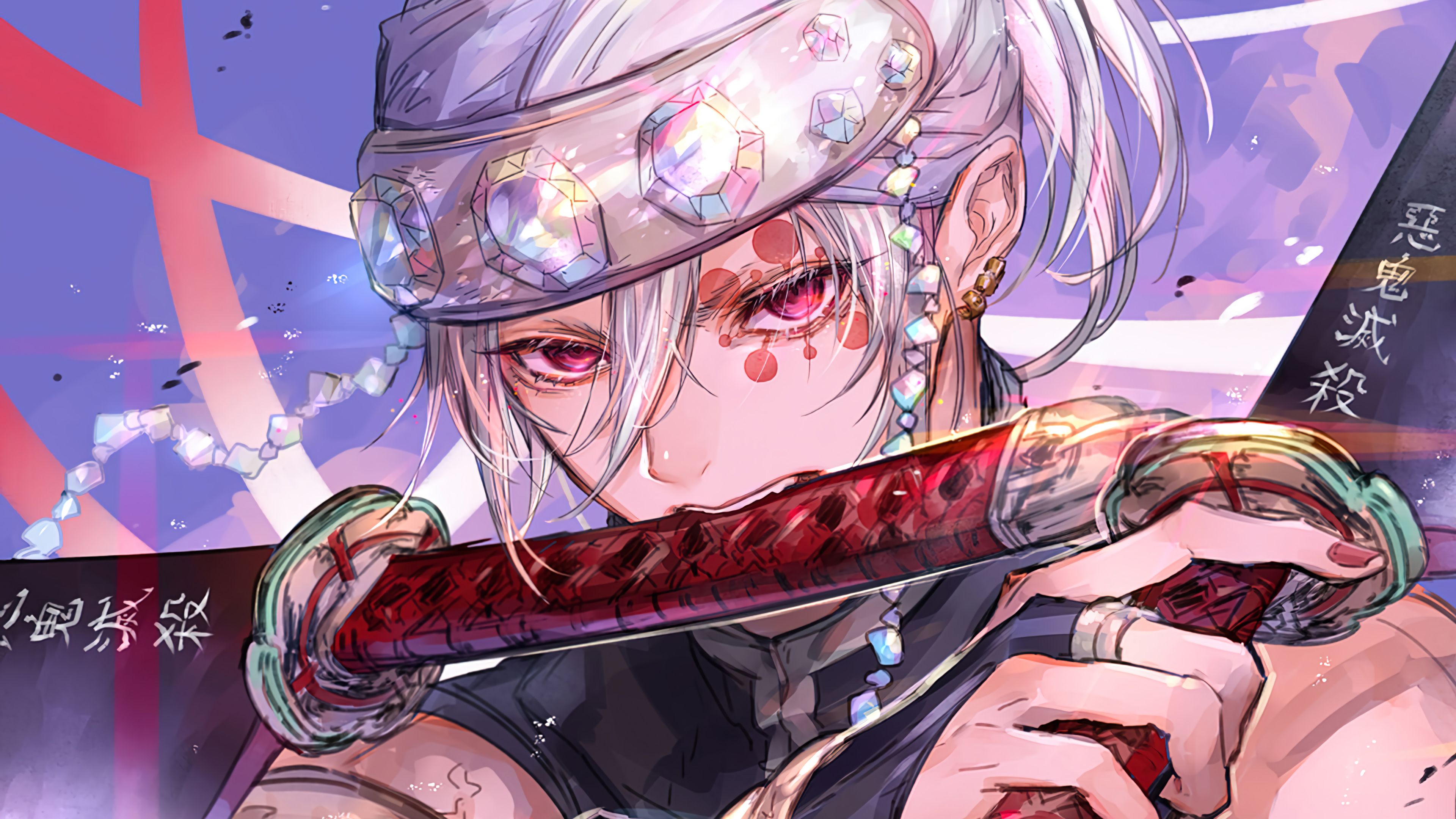 3840x2160 Tengen Uzui (Demon Slayer) Wallpaper 4K PC Desktop e