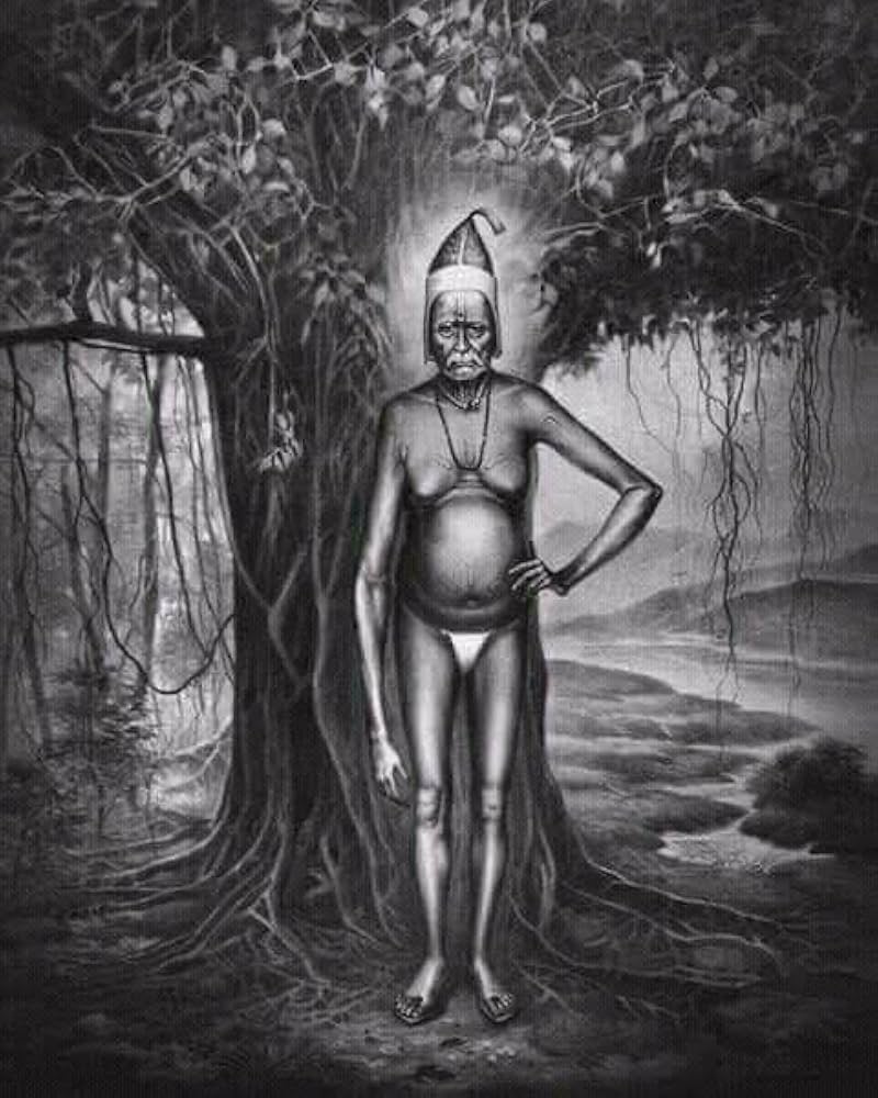 800x1000 Samriddhi Shri Swami Samarth Maharaj Fully Waterproof Vinyl Poster for Home Decoration, Office, College Wall decoration Painting (12 inch X 18 inch) : Amazon.in: Home & Kitchen