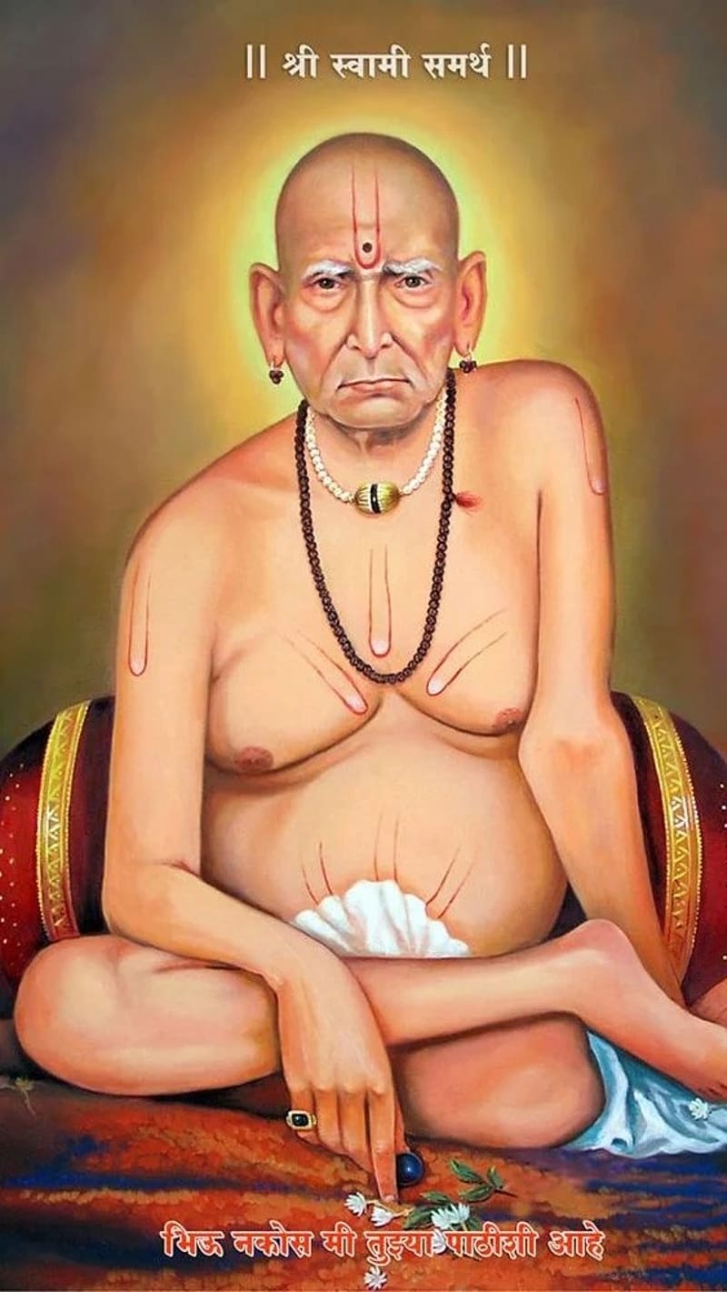 800x1421 Swami Samarth, HD phone wallpaper