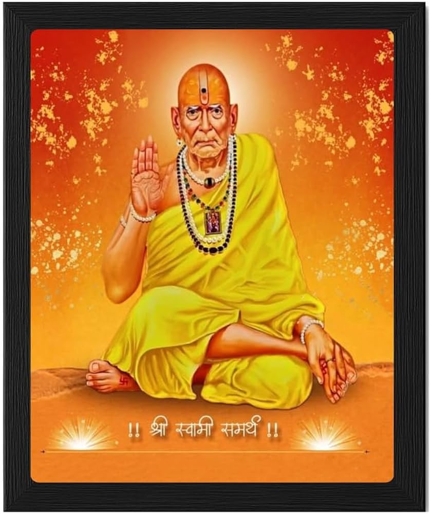 839x1000 Swami Samarth Maharaj 8x10 Inch Photo Frame