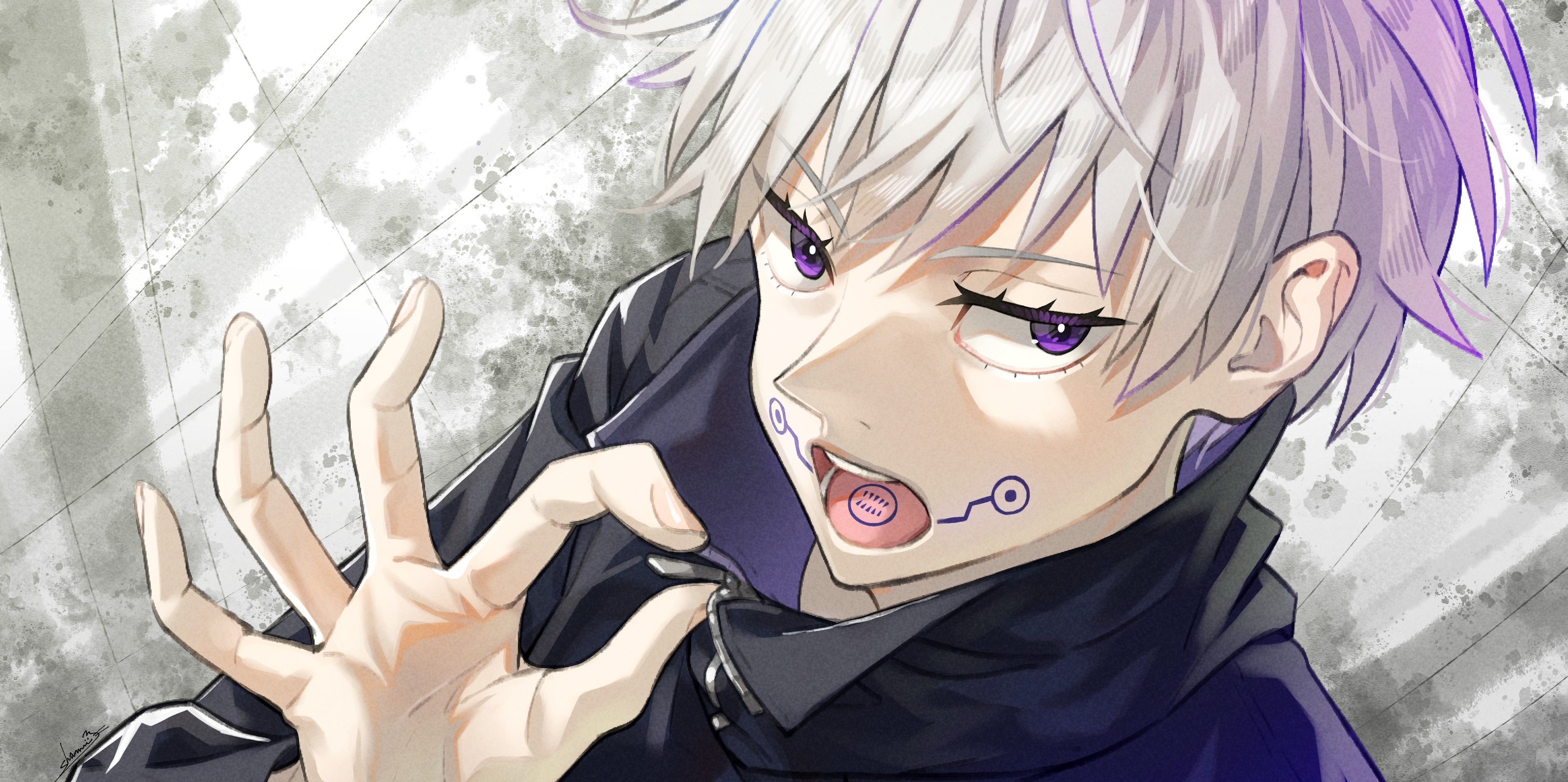 3800x1896 HD Toge Inumaki Wallpaper. Jujutsu Kaisen Anime Art by ジャム
