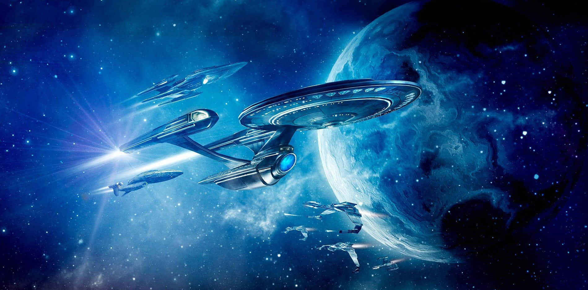 1899x936 Spaceship Wallpaper