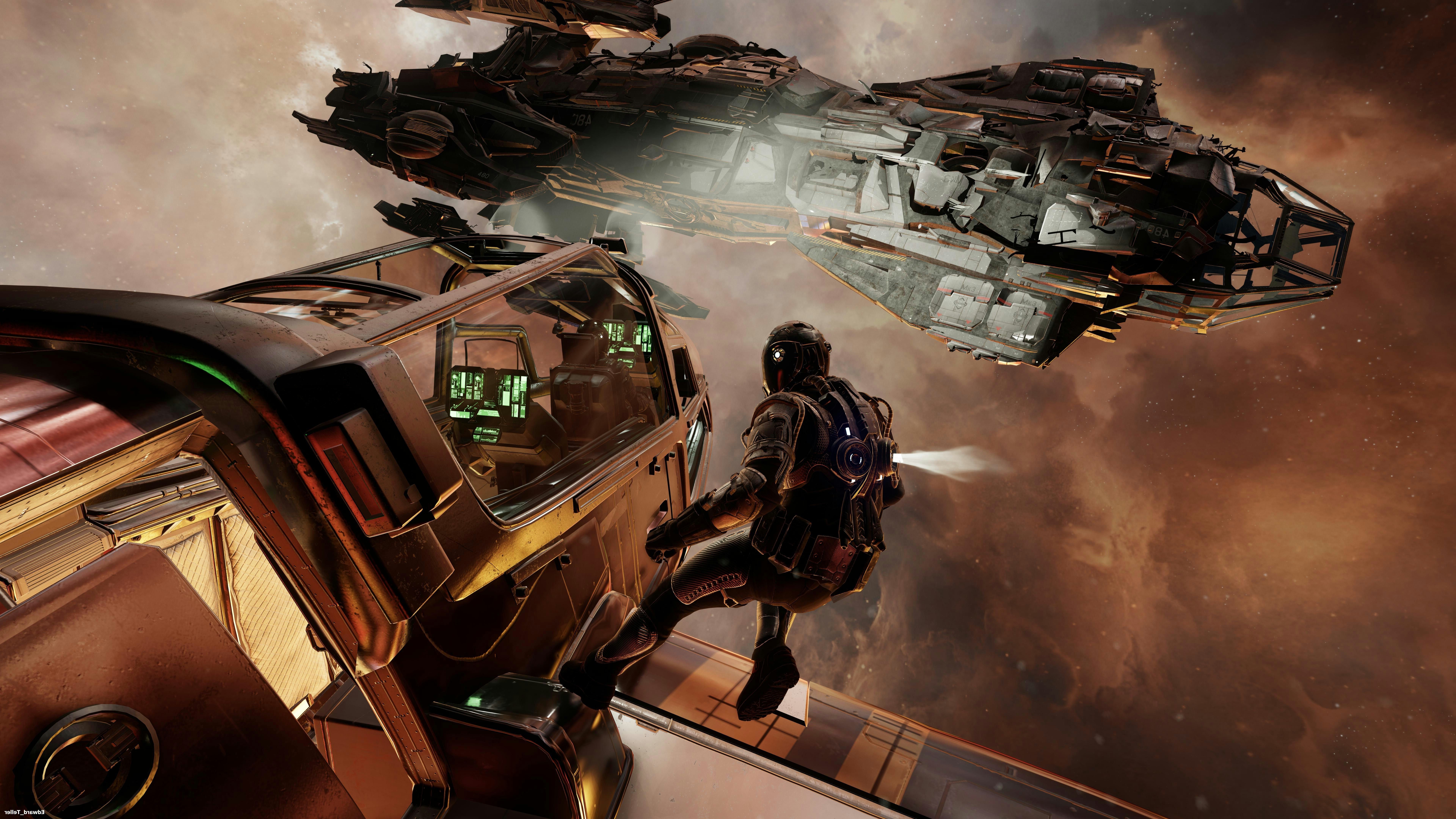 7680x4320 Star Citizen, Video Games, Concept Art, Space, Spaceship, Science Fiction Wallpaper HD / Desktop and Mobile Background