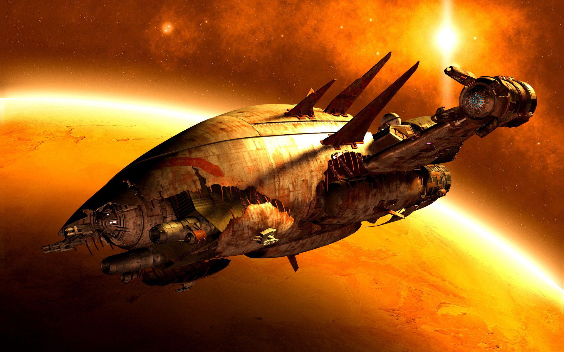 1920x1200 firefly, Serenity, Spaceship, Reaver, Movie, Sci, Fi, Space, Planets, Spacecraft, Stars Wallpaper HD / Desktop and Mobile Background