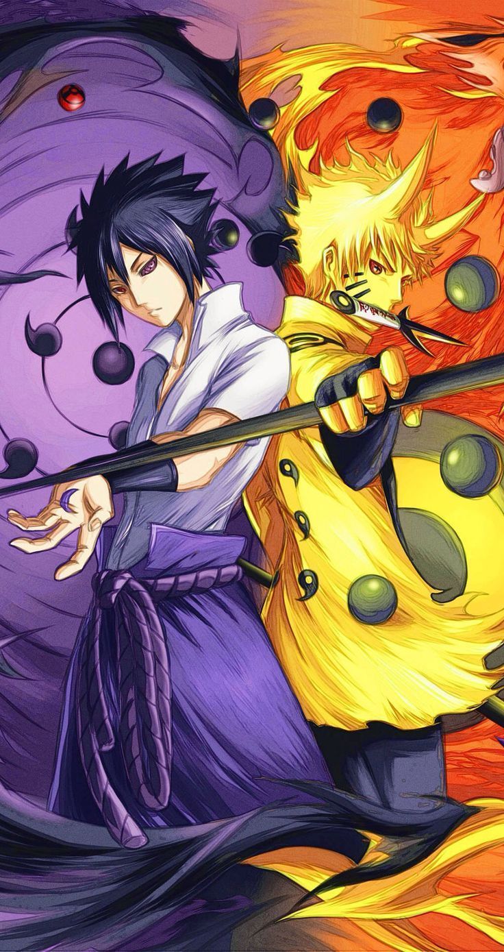 736x1389 Naruto and Sasuke Wallpaper Android and iPhone HD