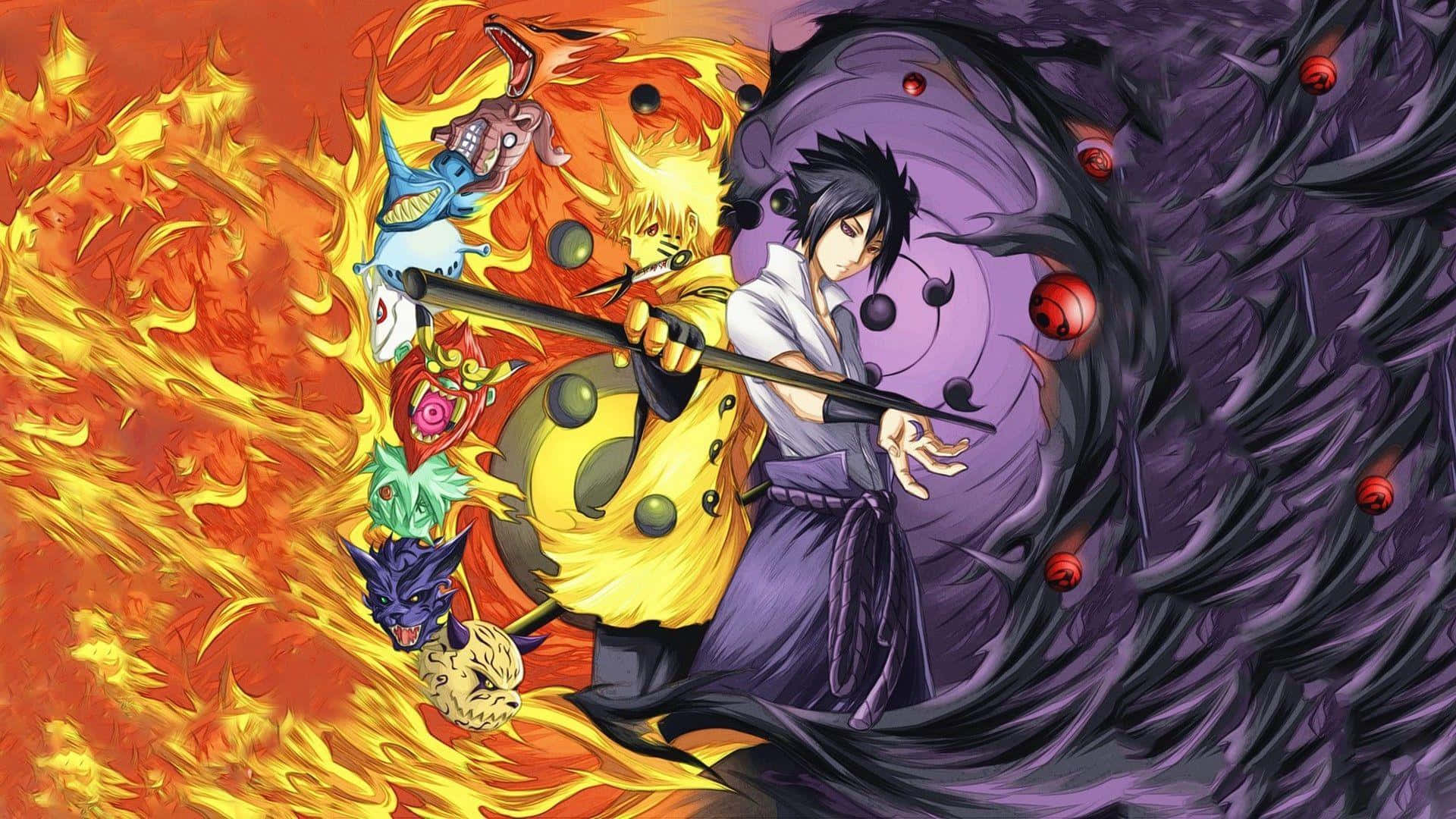 1920x1080 Download Sasuke and Naruto, longtime rivals and close friends