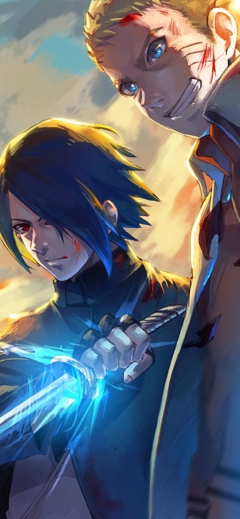 800x1732 Sasuke, naruto, ninja, anime, boruto, HD phone wallpaper