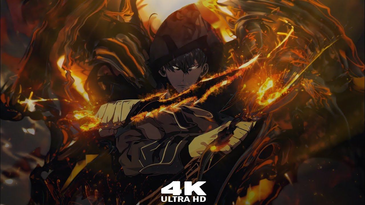 1280x720 Hours loop- 4k HD Jin Woo Solo Leveling Live Wallpaper & Screensaver #anime #livewallpaper