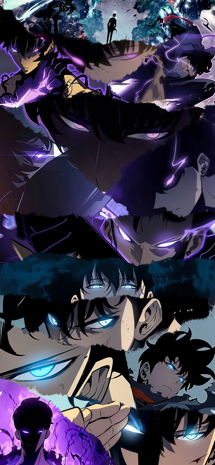 736x1592 Made An Simple Sung Jin Woo Phone Wallpaper For Y'all, Enjoy:). Anime Wallpaper, Anime, Anime Drawings